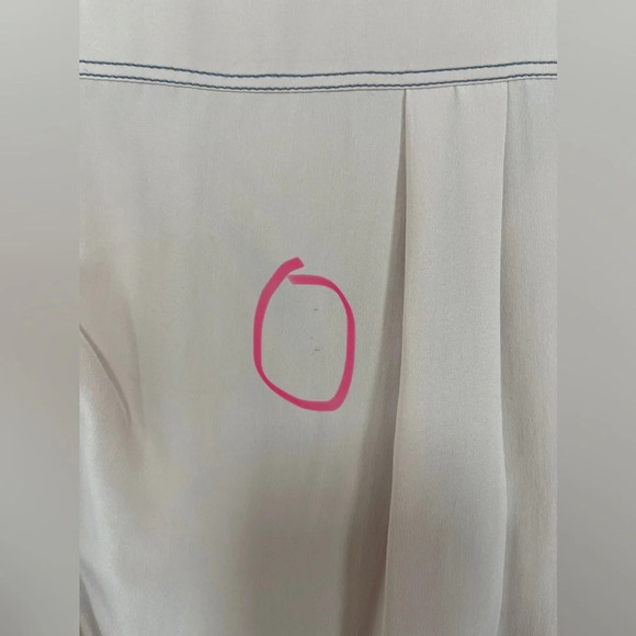 Rag & Bone Shields 100% Silk Drape-Front Top Blouse Women’s XXS Dusty Rose - Picture 16 of 16